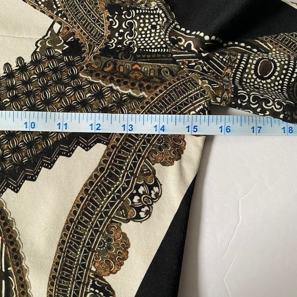 Etro Milano Paisley Peplum Top Womens Size 42 Multicolor Viscose Wool - Picture 10 of 16